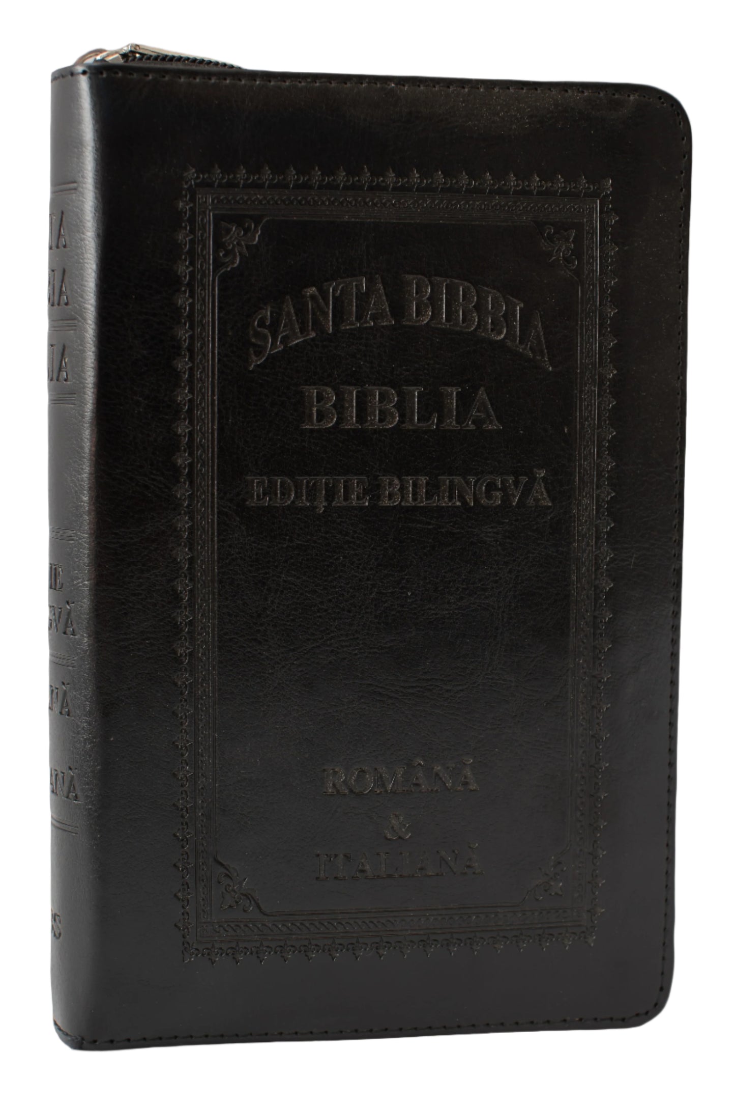 Romanian/Italian Bible with Zipper